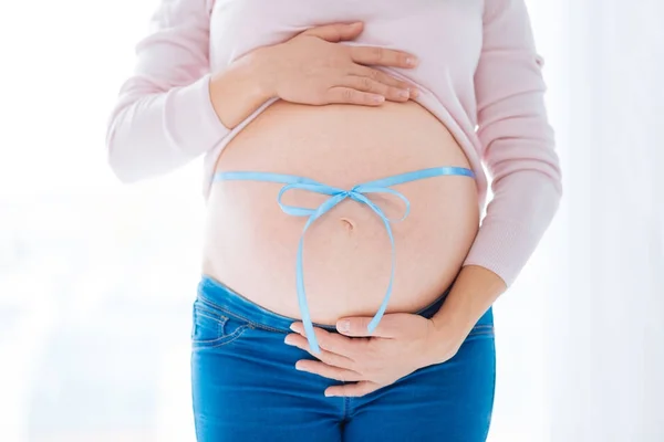 Przyszłej matki gotowa na macierzyństwo — Zdjęcie stockowe