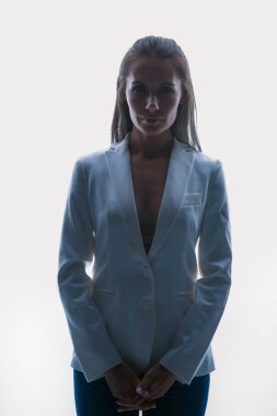 İş katılan muhteşem zarif kadın