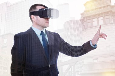 bir iş takım elbise, genç adam 