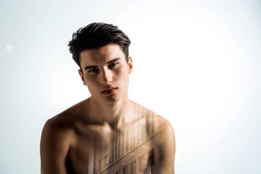 Ciddi hoş güzel adam 