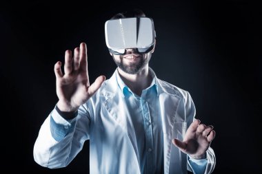 3D gözlük test akıllı akıllı adam
