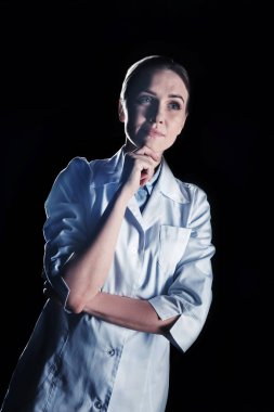 Hoş düşünceli bilim adamı düşünüyorum