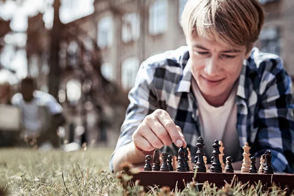 棋盘的选择性聚焦 — 图库照片