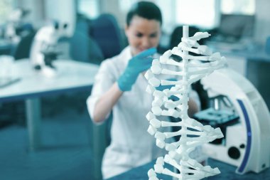 Moleküler zincirini o ayakta masaya yakın çekim