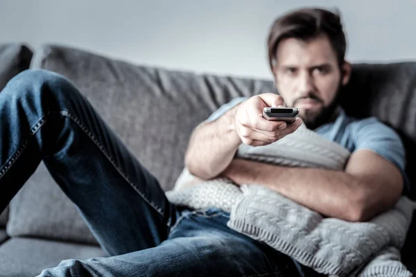 Enfoque selectivo de un mando a distancia — Foto de Stock