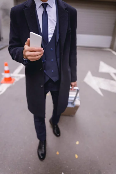 Close up of handsome man that going to work — Stock Photo, Image