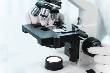 Focused photo on professional equipment in the lab