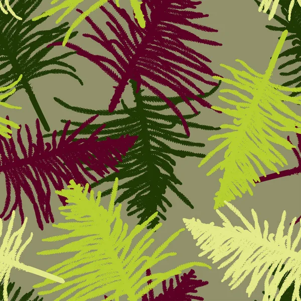 モミの葉のパターン — ストックベクタ