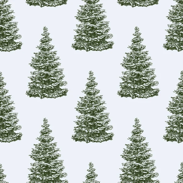 Patroon van de kerstbomen — Stockvector