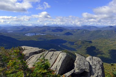 Alp sahne Adirondacks dağlarda, New York