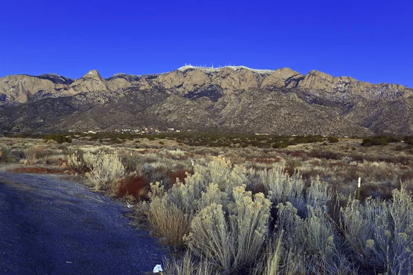 Sandia Peak et Sandia Mountains, Nouveau-Mexique — Photo