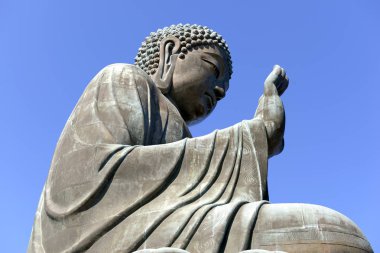 Tian Tan Buda veya dev Buda Ngong Ping, Lantau Island, Hong Kong Çin