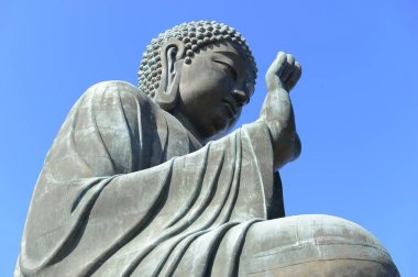 Tian Tan Buda veya dev Buda Ngong Ping, Lantau Island, Hong Kong Çin