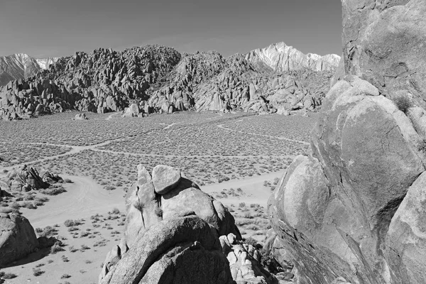 Alabama Hills Lugar Rodaje Para Muchas Películas Hollywood Así Como — Foto de Stock