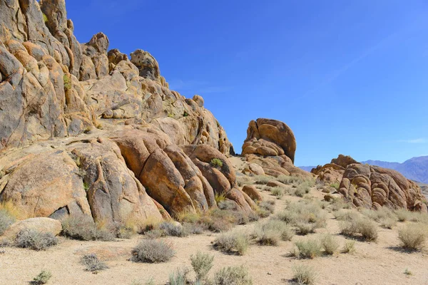 Alabama Hills, a movie set location for many Hollywood movies as well as popular recreation area under Mount Whitney in the Eastern Sierra, California