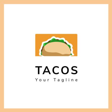 Meksika yemek şirketleri için tako tasarımı tasarımı.