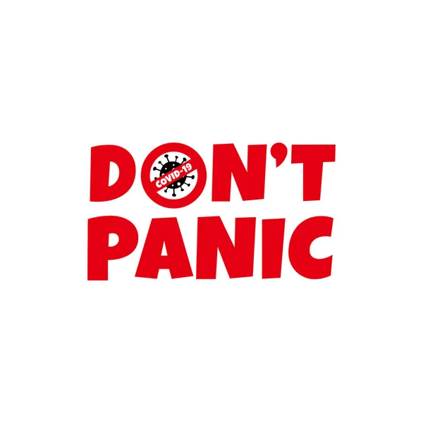 DONT PANIC COVID-19 Corona Evde Kalın