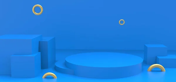 Podyum beyaz soyut minimalist geometri, minimal ışık iç mekan, nesne yerleştirme, soyut arkaplan odası, 3D canlandırma,