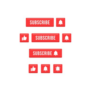 Kanal sosyal medya arkaplan pazarlama vektörü illüstrasyonuna abone ol