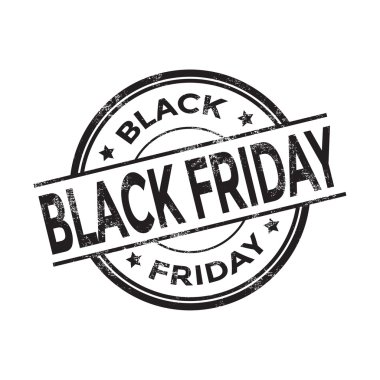 Cuma vintage grunge lastik damgası beyaz arka planda siyah, vektör