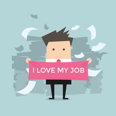 İşadamı ile ben işimi seviyorum