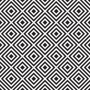 Vintage retro kare seamless modeli. Modern şık doku.