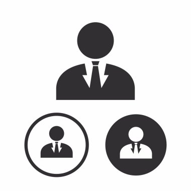  işadamı simge vektör