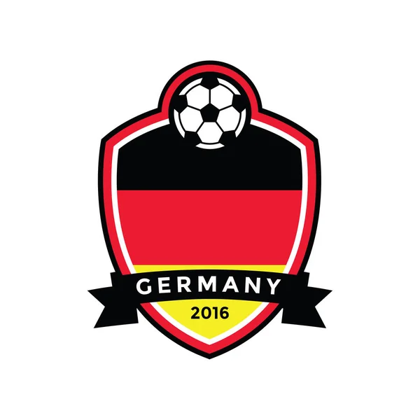 Germany Championship Soccer Crest — Stock Vector