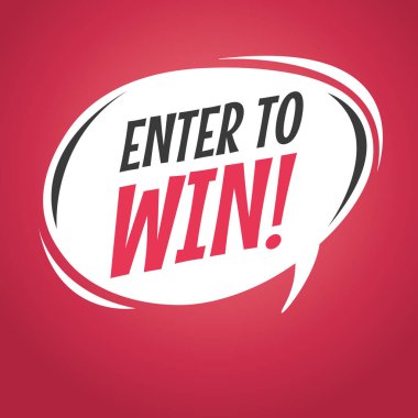 Retro konuşma balonu kazanmak için katılın.