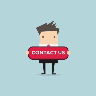 İşadamı ile iletişim düğmesini.