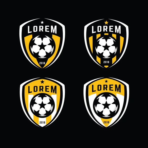 Futbol logo rozet koymak. İyi futbol takımı ve diğer spor takımı.