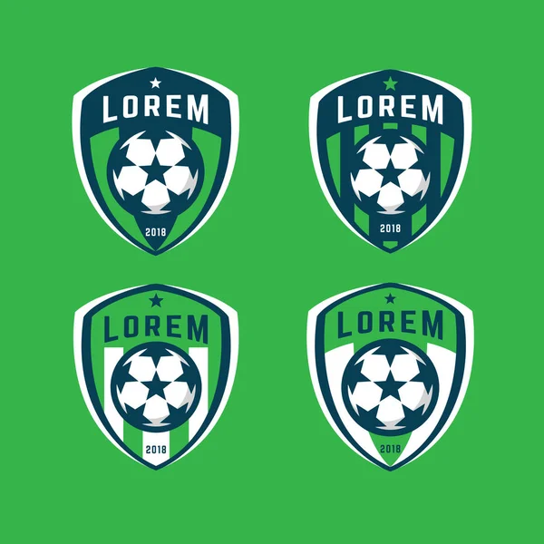 Football logo badges set. Good for soccer team and other sports team