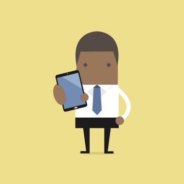 Afrikalı işadamlarının cep telefonları.