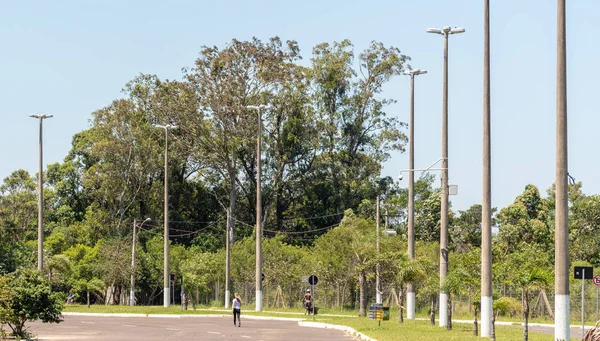 Uitzicht Vanaf Kust Van Marcelino Lagoon Toeristische Badplaats Osorio Rio — Stockfoto