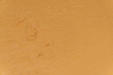 Yeni pişmiş mısır ununun bir görüntüsü. İtalyan etkisindeki Brezilya mutfağı. Doku.