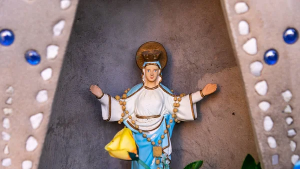 Image of Our Lady Medianeira who was proclaimed Patron of the State of RS, Brazil. Catholicism. The pilgrimage of Medianeira is the largest religious event in the municipality of Santa maria.