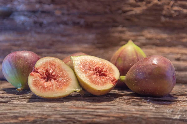 Frutos Figo Nome Fruta Fig Nome Científico Ficus Carica Família — Fotografia de Stock