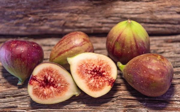 과일을 분류하라 Fig Scientific Name Ficus Carica Botanical Family Moraceae — 스톡 사진
