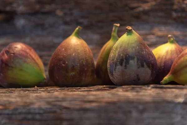 Frutos Figo Espécie Figueira Cultivada Comercializada Brasil Variedade Roxo Valinhos — Fotografia de Stock