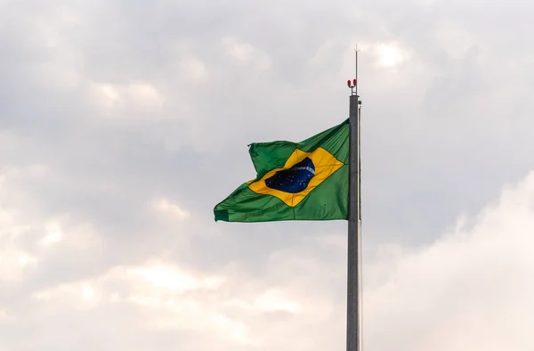 Brazil Flag Pavilion Symbol Republic National Symbols Flag Flying National — Stock Photo, Image