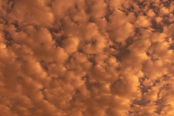 Nubes Lluvia Cielo Dramático Tintes Colores Puesta Del Sol Sensación — Foto de Stock