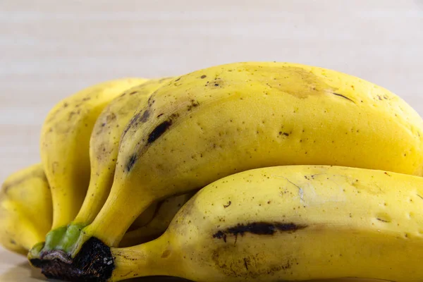 Reife Bananen Tropische Früchte Quelle Von Kalium Und Vitaminen Natürliche — Stockfoto