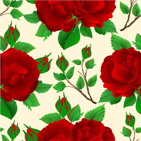Nahtlose Textur zwei lila Rosen Risse im Porzellan Vintage Vektor — Stockvektor