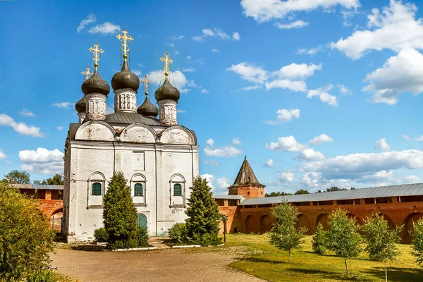 Ensemble Zaraysk Kremlin Inglés Catedral San Nicolás 1681 — Foto de Stock