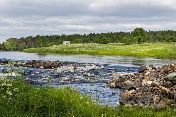 Rivier Karelië Rusland — Stockfoto