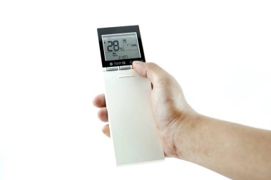 Uzaktan kumanda Klima, 28 derece yandan basın düğmesini