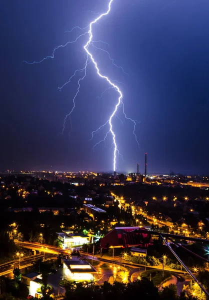 Trovoada nas nuvens — Fotografia de Stock