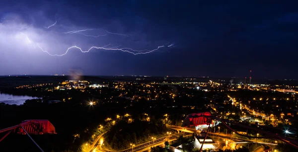 Trovoada nas nuvens — Fotografia de Stock