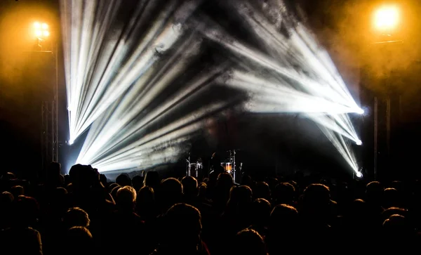 Lichtshow bei Konzert — Stockfoto