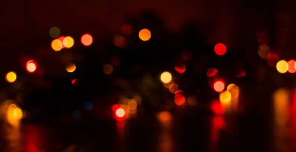 Luzes de Natal são um símbolo clássico . — Fotografia de Stock